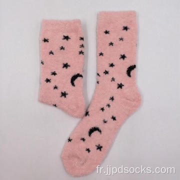 Lune et star avec chaussettes confortables Lurex